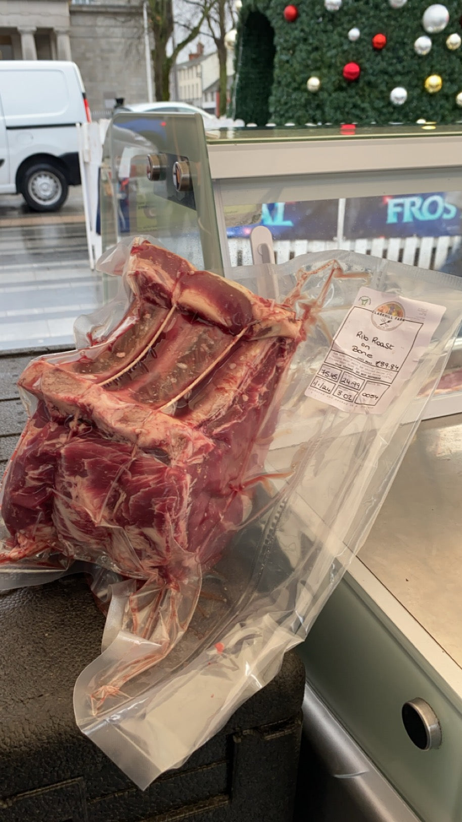 Rib Roast on the Bone Christmas