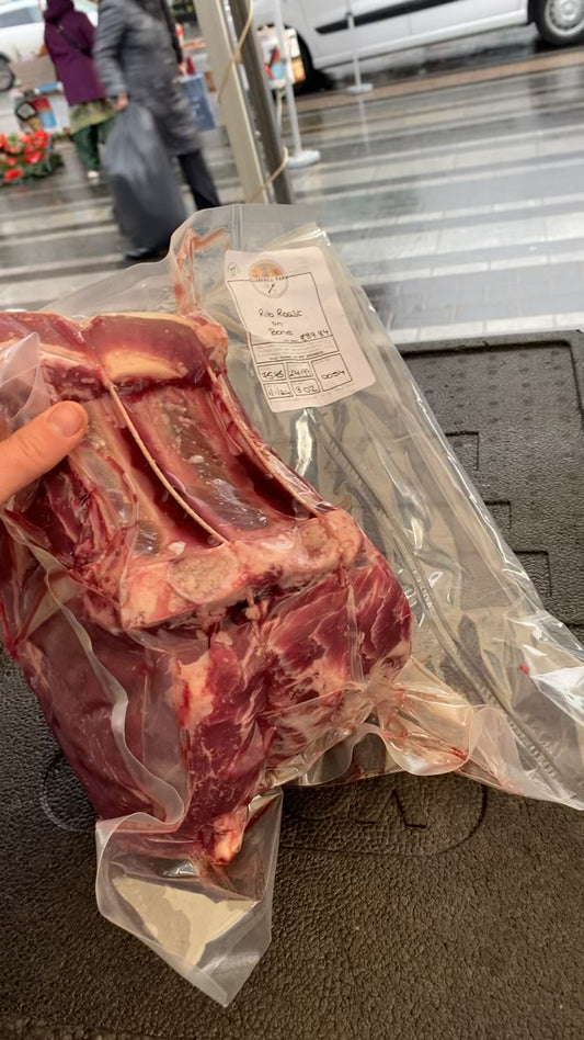 Rib Roast on the Bone Christmas